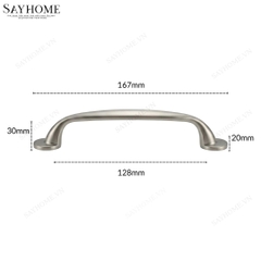 Tay nắm tủ hiện đại màu bạc SH88B85 tại thành phố Hồ Chí Minh