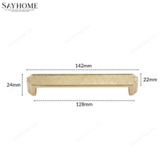 Tay nắm tủ tân cổ điển vintage màu vàng gold SH8888