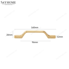 Tay nắm tủ hiện đại màu vàng gold SH88V95 tại thành phố Hồ Chí Minh