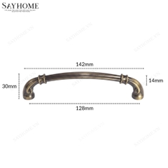 Tay nắm tủ tân cổ điển vintage màu đồng SH8931 tại thành phố Hồ Chí Minh