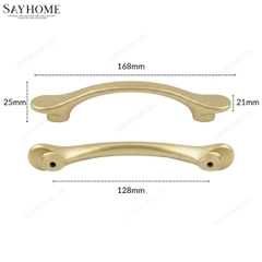 Tay nắm tủ hiện đại màu vàng mờ SH8954