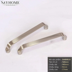 Tay nắm tủ hiện đại màu bạc SH89B26 tại thành phố Hồ Chí Minh