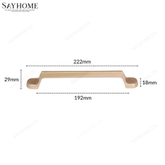 Tay nắm tủ hiện đại màu vàng gold SH9223