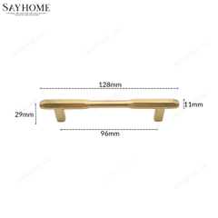 Tay nắm đũa hiện đại màu vàng gold SH9241