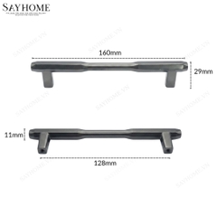 Tay nắm tủ hiện đại màu xám SH9241 tại thành phố Hồ Chí Minh