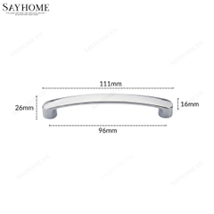 Tay nắm tủ hiện đại màu inox SH9321 tại thành phố Hồ Chí Minh
