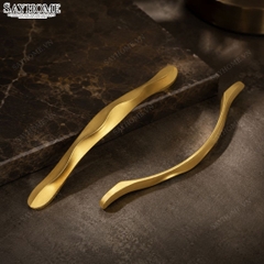 Tay nắm tủ hiện đại màu vàng gold SH9364