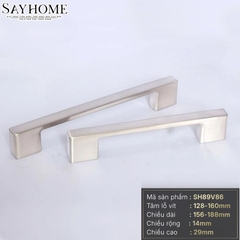 Tay nắm tủ hiện đại màu inox SH93I86 tại thành phố Hồ Chí Minh