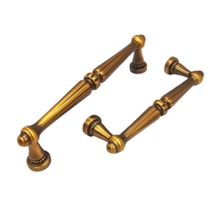 Tay nắm tân cổ điển Vintage màu vàng đồng SH3113