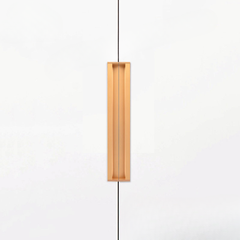 Tay nắm tủ âm hiện đại màu vàng mờ SH5529