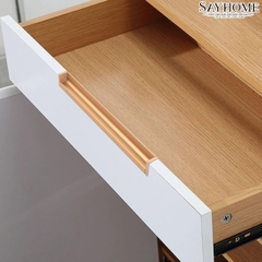 Tay nắm âm tủ hiện đại màu vàng mờ SH5529