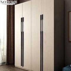 Tay nắm tủ áo thanh dài hiện đại màu đen, vàng SH7635