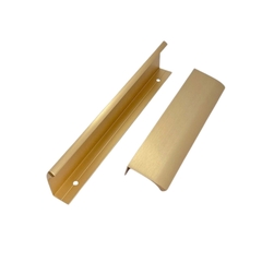 Tay nắm tủ áo thanh dài hiện đại màu vàng xước SH160