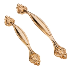 Tay nắm tủ tân cổ điển màu vàng gold SH8857
