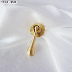 Tay nắm tủ tân cổ điển Vintage màu vàng đồng SH5581