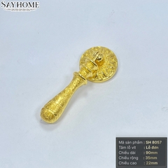 Tay nắm tủ tân cổ điển màu vàng gold SH8057