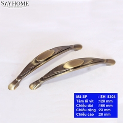 Tay nắm tủ tân cổ điển vintage màu đồng SH8304
