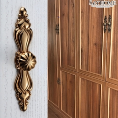 Tay nắm tủ tân cổ điển vintange màu đồng SH8853