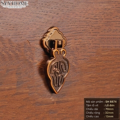 Tay nắm tủ tân cổ điển vintage màu đồng SH8874