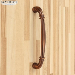 Tay nắm tủ tân cổ điển vintage màu đồng đỏ SH8931