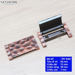 Tay nắm tủ tân cổ điển vintage màu đồng SH9392