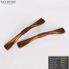 Tay nắm tủ tân cổ điển màu đồng SH9913