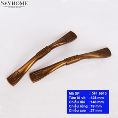 Tay nắm tủ tân cổ điển màu đồng SH9913