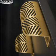 Tay nắm tủ hiện đại màu vàng đồng SH2211