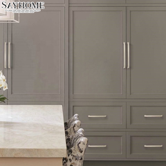 Tay nắm tủ hiện đại màu bạc SH5505