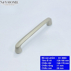 Tay nắm tủ hiện đại màu bạc SH8963