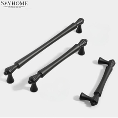 Tay nắm tủ hiện đại màu đen mờ SH1156