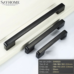 Tay nắm tủ hiện đại màu đen SH5523