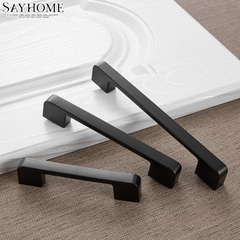 Tay nắm tủ hiện đại màu đen SH5523