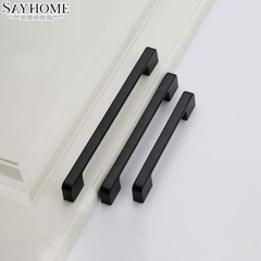 Tay nắm tủ hiện đại màu đen SH5523