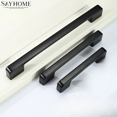 Tay nắm tủ hiện đại màu đen SH5523