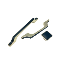 Tay nắm tủ hiện đại màu đen vàng gold SH5632