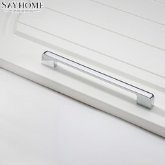 Tay nắm tủ hiện đại màu inox bóng SH5523
