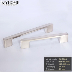 Tay nắm tủ hiện đại màu inox SH9386
