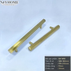 Tay nắm tủ hiện đại màu vàng gold SH1410