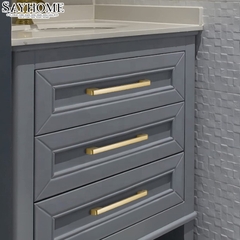 Tay nắm tủ hiện đại màu vàng gold SH5505