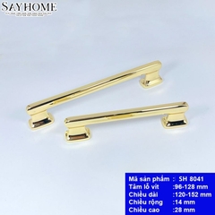 Tay nắm tủ hiện đại màu vàng gold SH8041