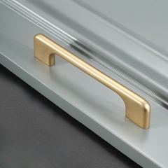 Tay nắm tủ hiện đại màu vàng gold SH8956