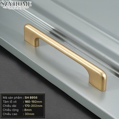 Tay nắm tủ hiện đại màu vàng gold SH8956