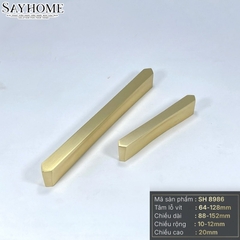 Tay nắm tủ hiện đại màu vàng gold SH8986