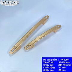 Tay nắm tủ hiện đại màu vàng mờ SH1050