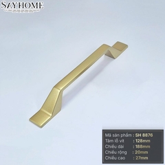 Tay nắm tủ hiện đại màu vàng gold SH8876