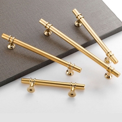 Tay nắm đũa hiện đại màu vàng gold 18k SH5526