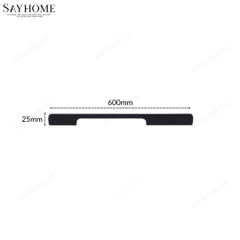 Tay nắm tủ hiện đại màu vàng và đen SH5511