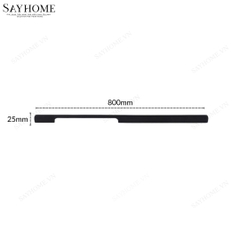 Tay nắm tủ hiện đại màu vàng và đen SH5511