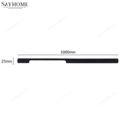 Tay nắm tủ hiện đại màu vàng và đen SH5511